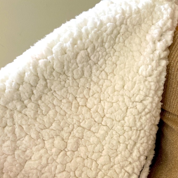 Like New Loft Suede Winter Jacket Gray Size Small - Picture 5 of 6